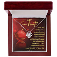 Load image into Gallery viewer, Soulmate Love Knot Necklace - I&#39;m Here
