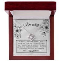 Load image into Gallery viewer, I&#39;m Sorry Love Knot Necklace - Made a Mistake

