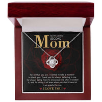 Load image into Gallery viewer, Second Mom Love Knot Necklace - Grateful For You

