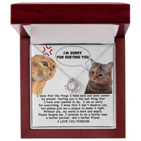 Load image into Gallery viewer, I&#39;m Sorry Love Knot Necklace - Make It Right
