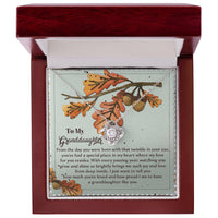 Load image into Gallery viewer, Granddaughter Love Knot Necklace - From Deep Inside
