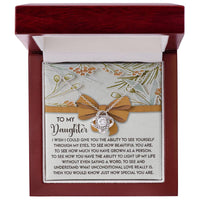 Load image into Gallery viewer, Daughter Love Knot Necklace - Saying A Word
