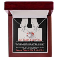 Load image into Gallery viewer, I&#39;m Sorry Love Knot Necklace - Without Thinking
