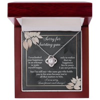 Load image into Gallery viewer, I&#39;m Sorry Love Knot Necklace - Lies In Yours
