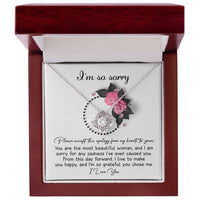 Load image into Gallery viewer, I&#39;m Sorry Love Knot Necklace - Make You Happy
