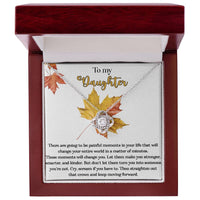 Load image into Gallery viewer, Daughter Love Knot Necklace - Make You Stronger
