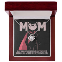 Load image into Gallery viewer, Mom Love Knot Necklace - Awesome Mother
