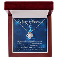 Load image into Gallery viewer, Christmas Love Knot Necklace - Your Heart
