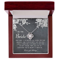 Load image into Gallery viewer, Bride Love Knot Necklace - My Best Friend
