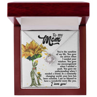 Load image into Gallery viewer, Mom Love Knot Necklace - Sunshine
