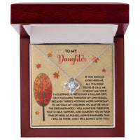 Load image into Gallery viewer, Daughter Love Knot Necklace - Always
