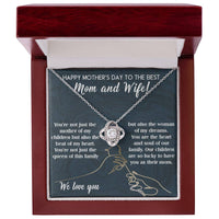 Load image into Gallery viewer, Happy Mother&#39;s Day Love Knot Necklace - Mom &amp; Wife
