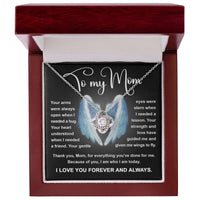 Load image into Gallery viewer, Mom Love Knot Necklace - Wings To Fly
