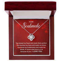 Load image into Gallery viewer, Soulmate Love Knot Necklace - Because of You
