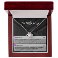 Load image into Gallery viewer, I&#39;m Sorry Love Knot Necklace - Away From You
