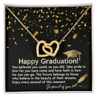Load image into Gallery viewer, Happy Graduation Interlocking Hearts - This Moment
