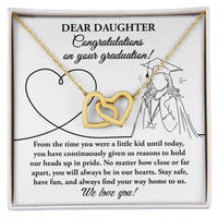 Load image into Gallery viewer, Daughter Interlocking Hearts - Your Graduation
