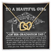 Load image into Gallery viewer, Happy Graduation Interlocking Hearts - All Your Dreams
