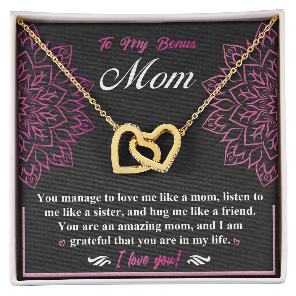 Bonus Mom Interlocking Hearts - Amazing