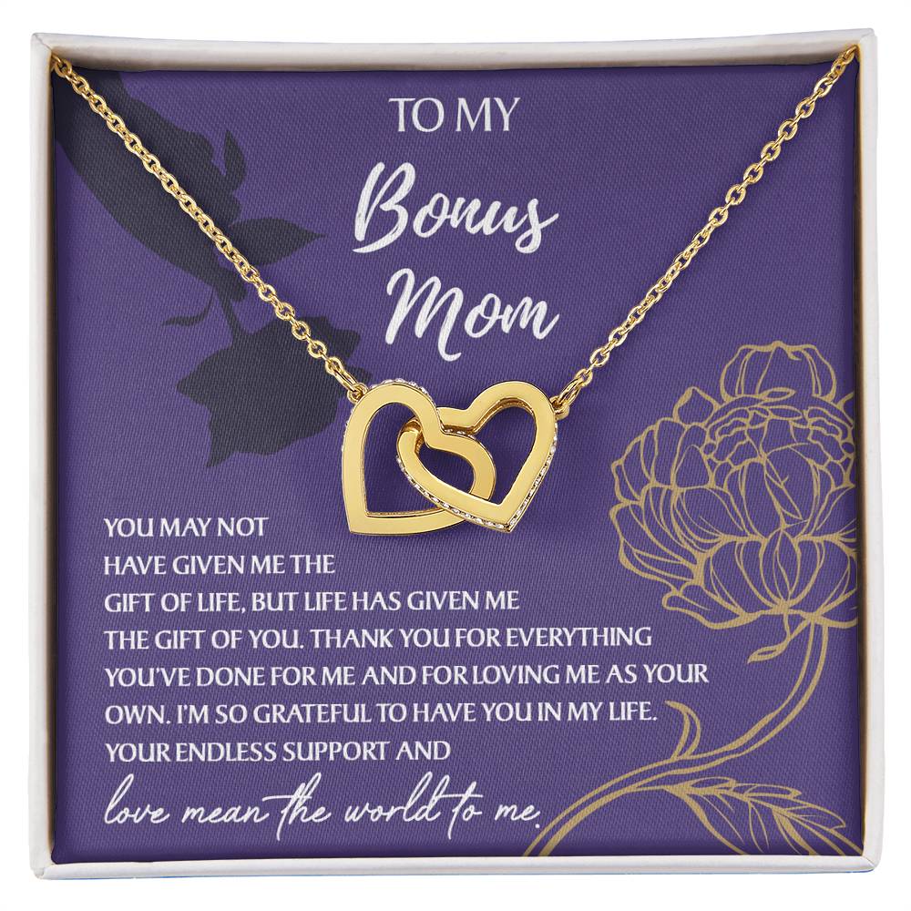 Bonus Mom Interlocking Hearts - Endless Support