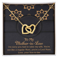 Load image into Gallery viewer, Mother in Law Interlocking Hearts - Cool Mom
