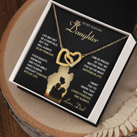 Load image into Gallery viewer, Daughter Interlocking Hearts - Be My Princess
