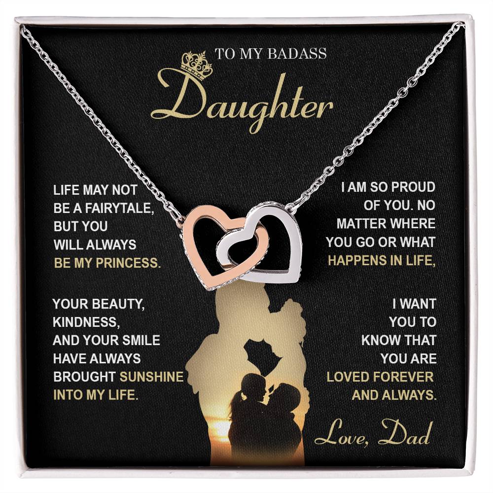 Daughter Interlocking Hearts - Be My Princess