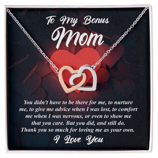 Bonus Mom Interlocking Hearts - That You Care