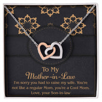 Load image into Gallery viewer, Mother in Law Interlocking Hearts - Cool Mom

