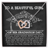Load image into Gallery viewer, Happy Graduation Interlocking Hearts - All Your Dreams
