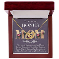 Load image into Gallery viewer, Bonus Mom Interlocking Hearts - Throughout The Years
