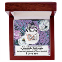 Load image into Gallery viewer, Mom Interlocking Hearts - You Are Appreciated
