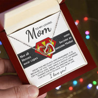 Load image into Gallery viewer, Mom Interlocking Hearts - Awesome Mother
