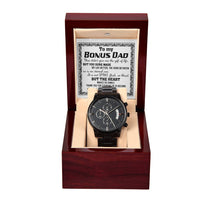 Load image into Gallery viewer, Bonus Dad Chronograph Watch - Gift of Life
