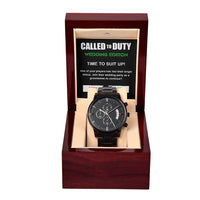 Load image into Gallery viewer, Groomsman Chronograph Watch - Called to Duty
