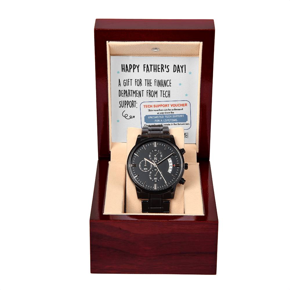 Dad Chronograph Watch - Tech Support Voucher