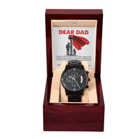 Load image into Gallery viewer, Dad Chronograph Watch - My Greatest Hero
