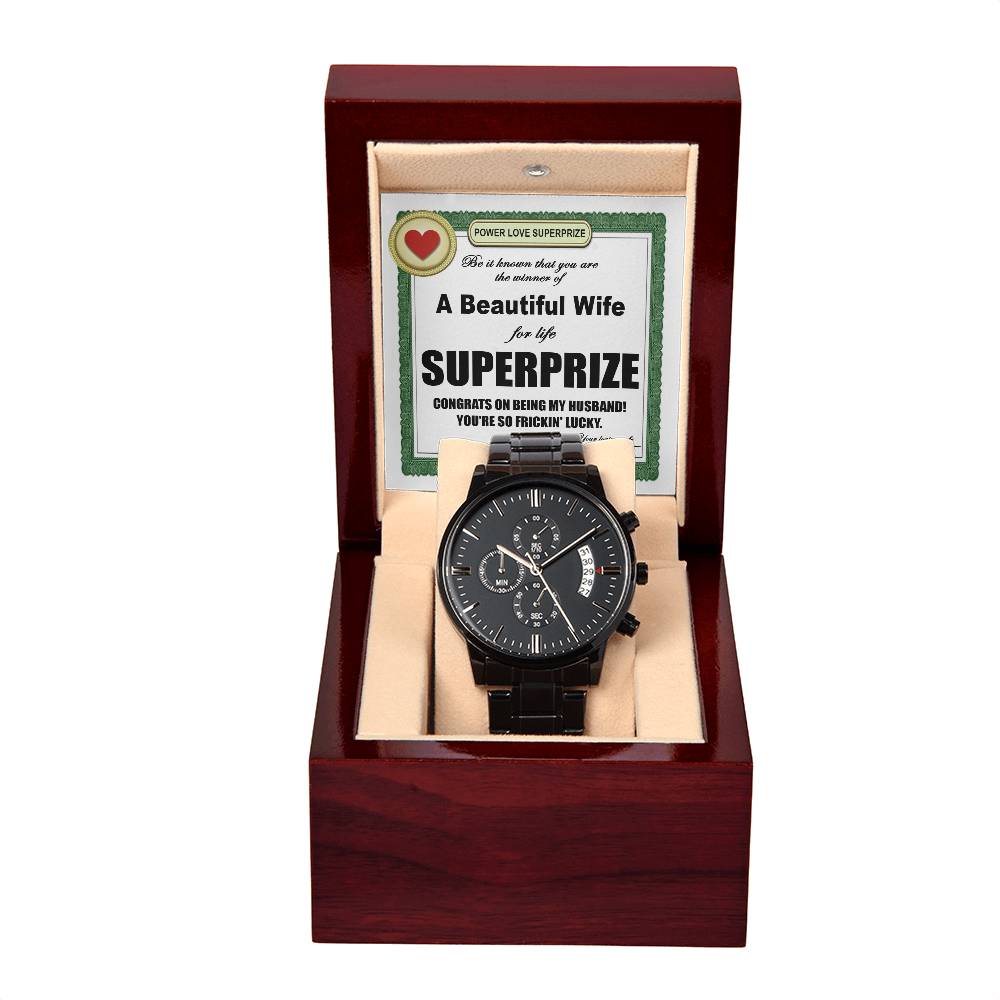 Husband Chronograph Watch - Super Prize