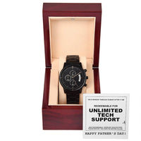 Load image into Gallery viewer, Dad Chronograph Watch - Unlimited Tech Support
