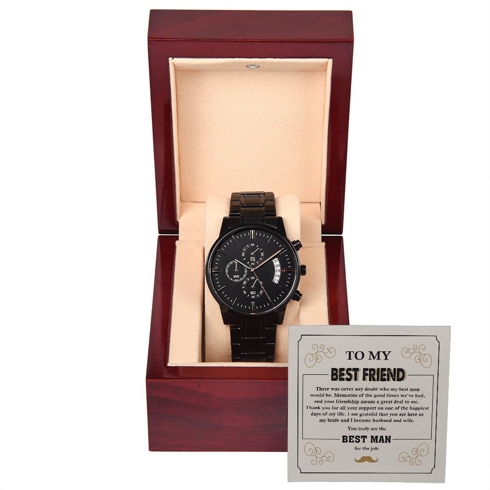 Best Man Chronograph Watch - All Your Support