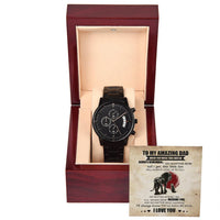 Load image into Gallery viewer, Dad Chronograph Watch - This Little Lion

