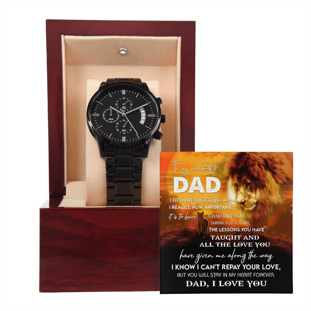 Dad Chronograph Watch - Repay Your Love