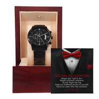 Load image into Gallery viewer, Best Man Chronograph Watch - Want The Job
