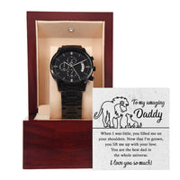 Load image into Gallery viewer, Dad Chronograph Watch - On Your Shoulders
