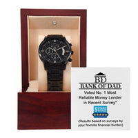Load image into Gallery viewer, Dad Chronograph Watch - Financial Burden
