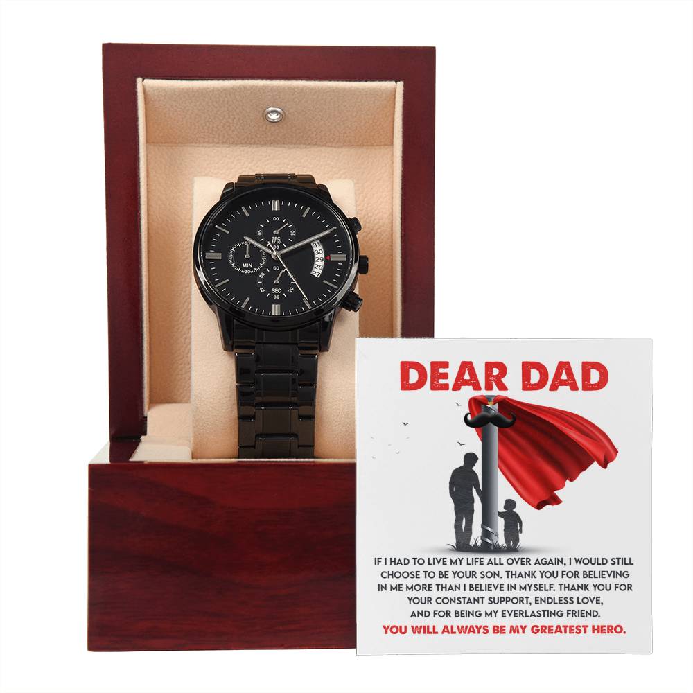 Dad Chronograph Watch - My Greatest Hero