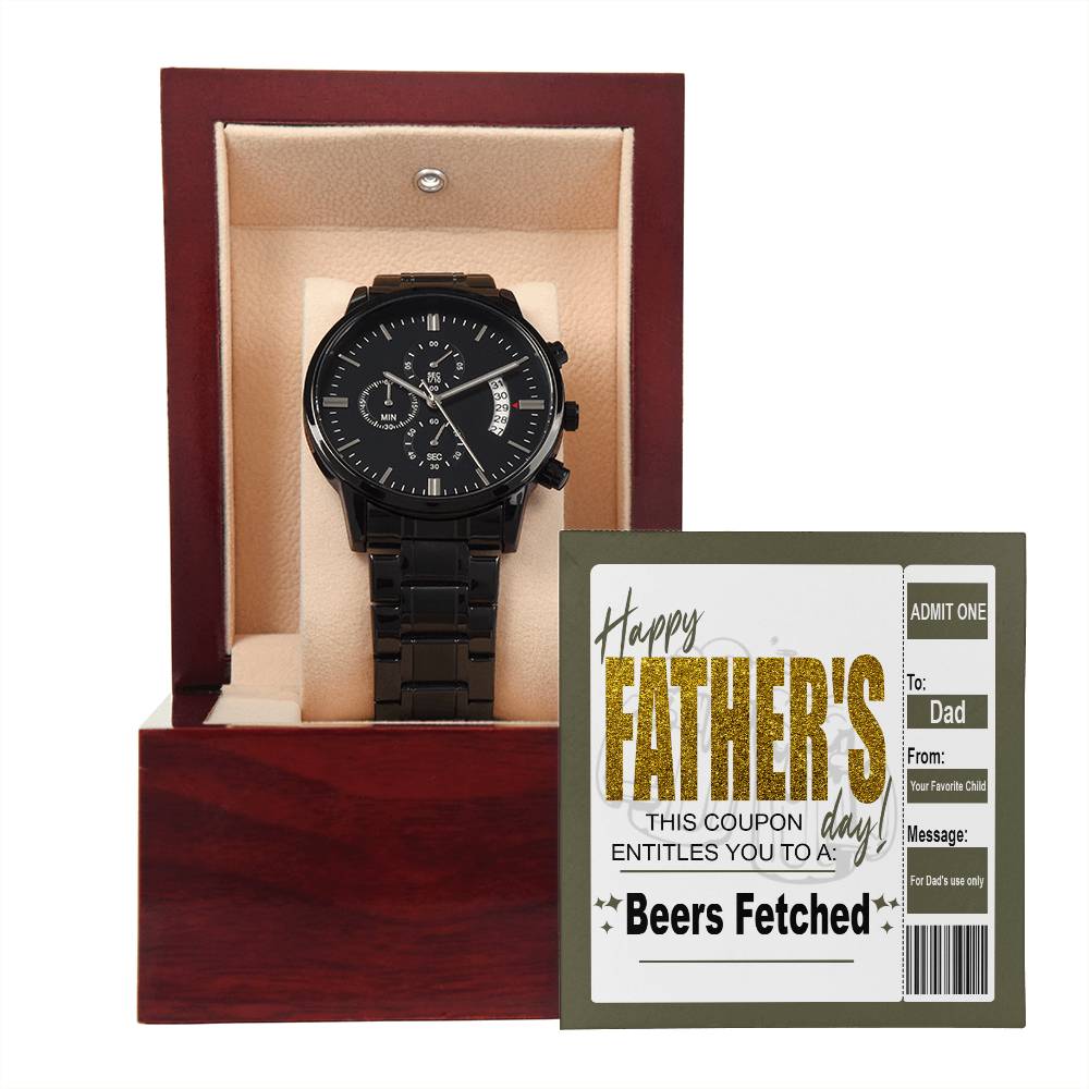 Dad Chronograph Watch - Beers Fetched