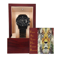 Load image into Gallery viewer, Dad Metal Chronograph Watch - Respected
