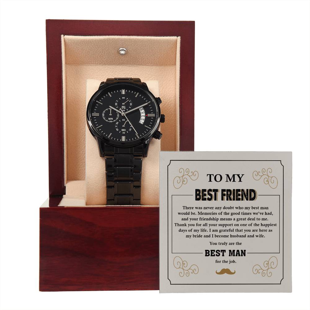 Best Man Chronograph Watch - All Your Support