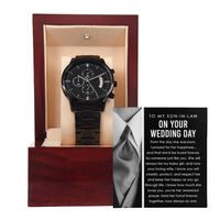 Load image into Gallery viewer, Son in Law Chronograph Watch - Hold Her Hand
